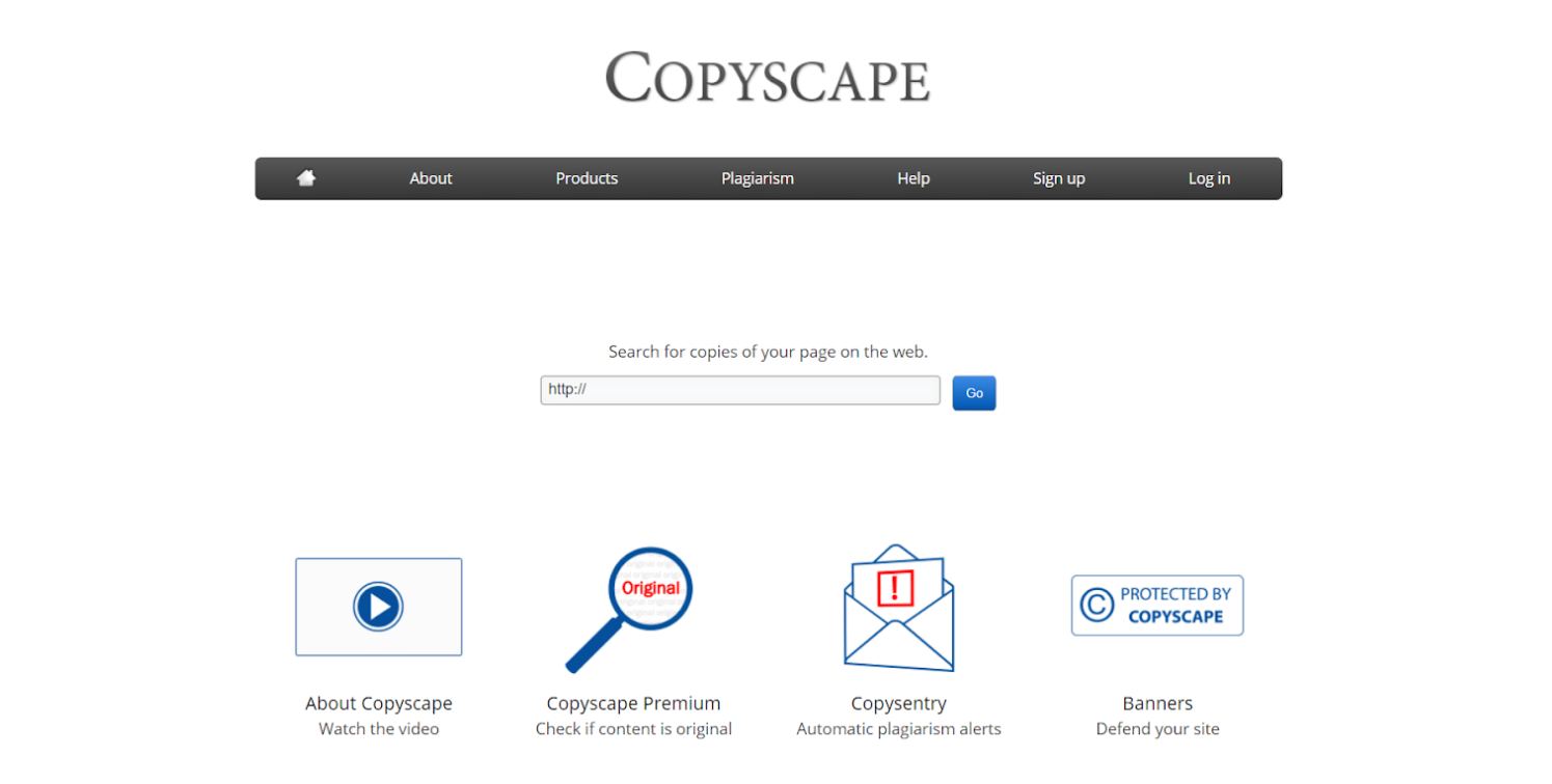 Copyscape - Công cụ kiểm tra trùng lặp nội dung