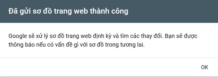  Khai báo website với Google