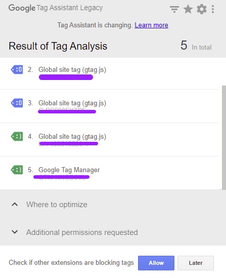 Kiểm tra Google Tag Assistant xem đã hoạt động hay chưa?