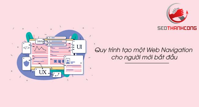 Quy trình tạo dựng một web thiết kế Navigation 