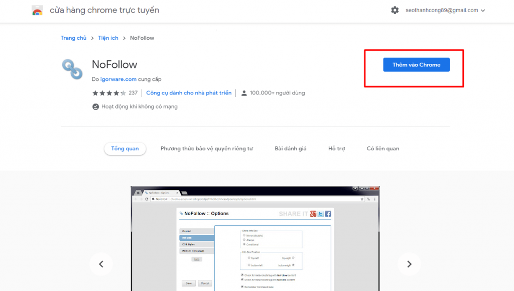 Sử dụng tiện ích kiểm tra Liên kết link Do