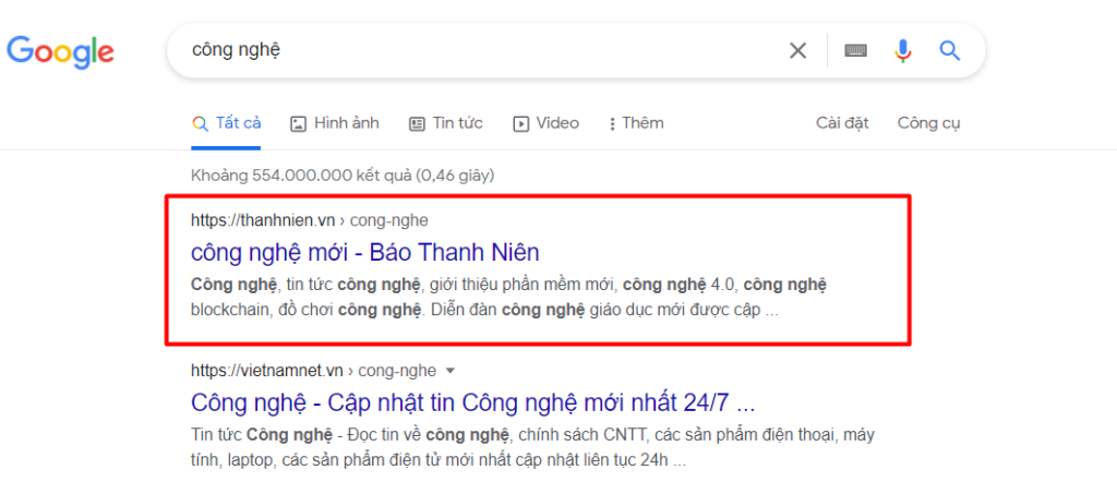 Tìm chủ đề cần triển khai Phantom Keyword