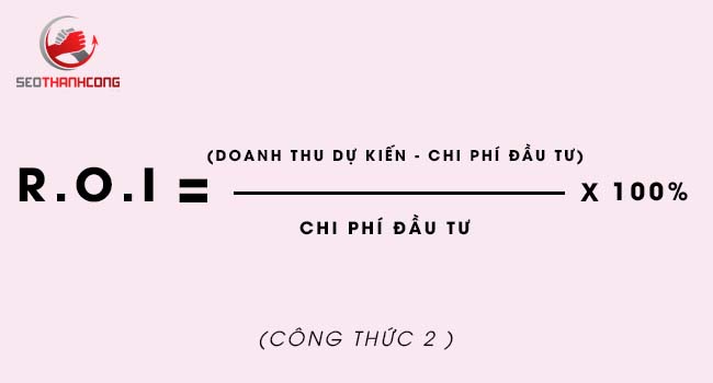 Cách tính tỷ suất lợi nhuận 2