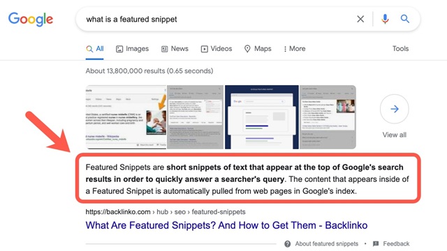 Featured Snippets là gì? Tối ưu & Lợi ích SEO