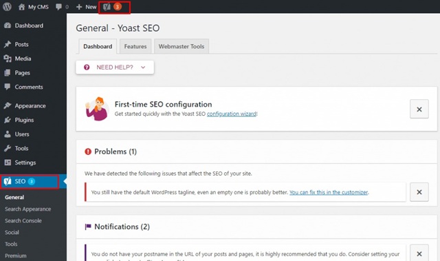 Các tính năng chính của Yoast SEO